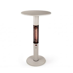 + 10 % Kassenrabatt | Monti HeatLine Vibe Bartisch mit Heizstrahler 1500 W ø 60 cm (h: 110 cm)
