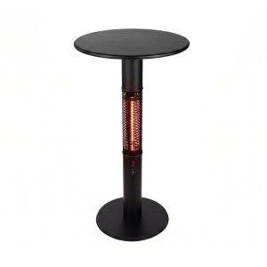 + 10 % Kassenrabatt | Monti HeatLine Vibe Bartisch mit Heizstrahler 1500 W ø 60 cm (h: 110 cm)