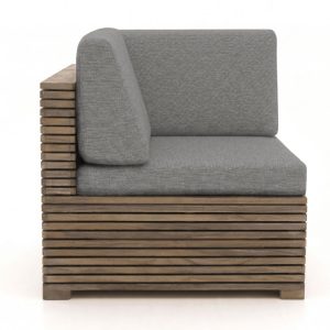 + 10 % Kassenrabatt | ROUGH-C/Cosiraw Ecklounge-Set mit Feuertisch 4-teilig