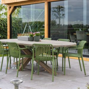 + 10 % Kassenrabatt | ROUGH-Y Ellips Gartentisch 280x130 cm