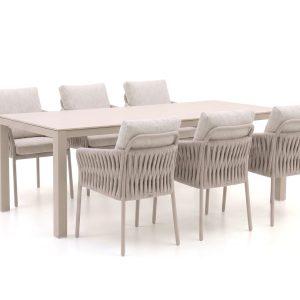 + 10 % Kassenrabatt | SUNS Fiave/Monte Vari 240 cm Gartenmöbel-Set 7-teilig