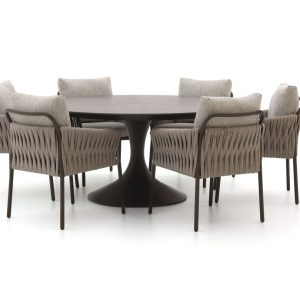 + 10 % Kassenrabatt | SUNS Fiave/Nova ø 170 cm Gartenmöbel-Set 7-teilig