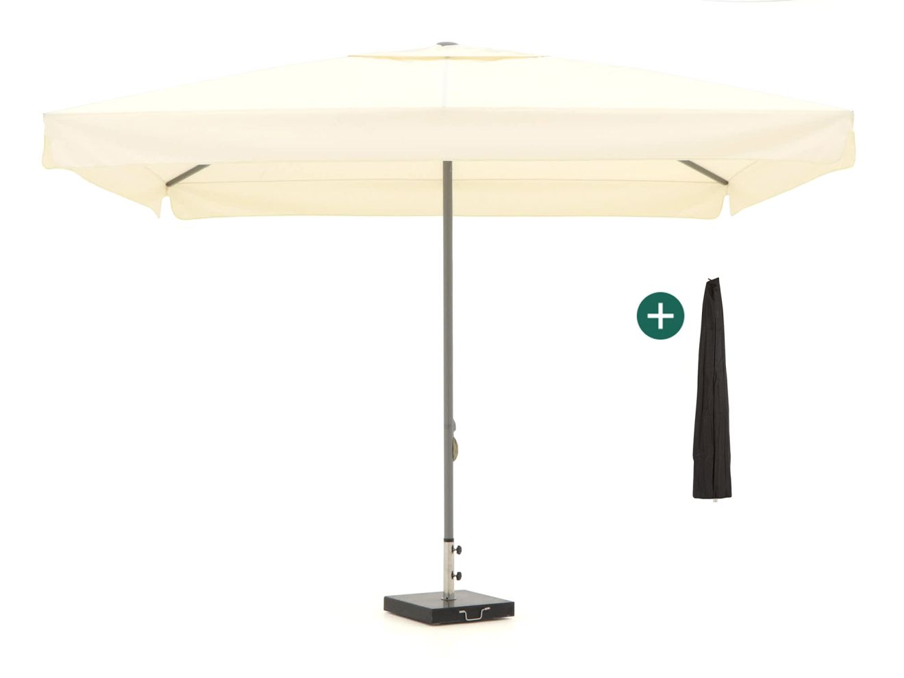 + 10 % Kassenrabatt | Shadowline Bonaire Sonnenschirm 350x350 cm