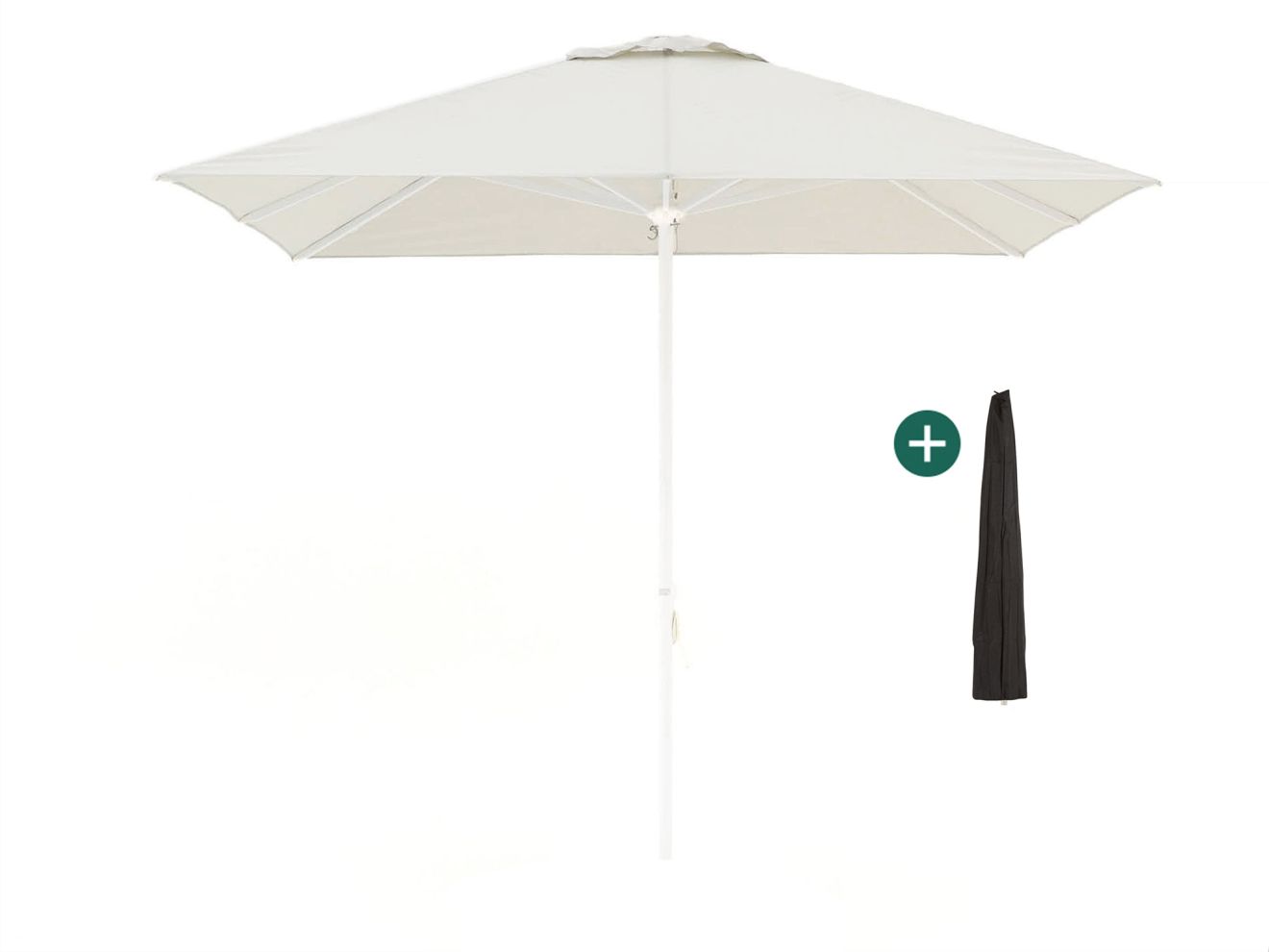 + 10 % Kassenrabatt | Shadowline Cuba Sonnenschirm 300x300 cm
