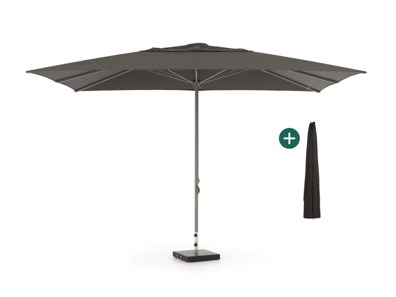 + 10 % Kassenrabatt | Shadowline Cuba Sonnenschirm 400x300 cm