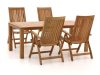 + 10 % Kassenrabatt | Sunyard Oxford 200 cm Gartenmöbel-Set 5-teilig verstellbar