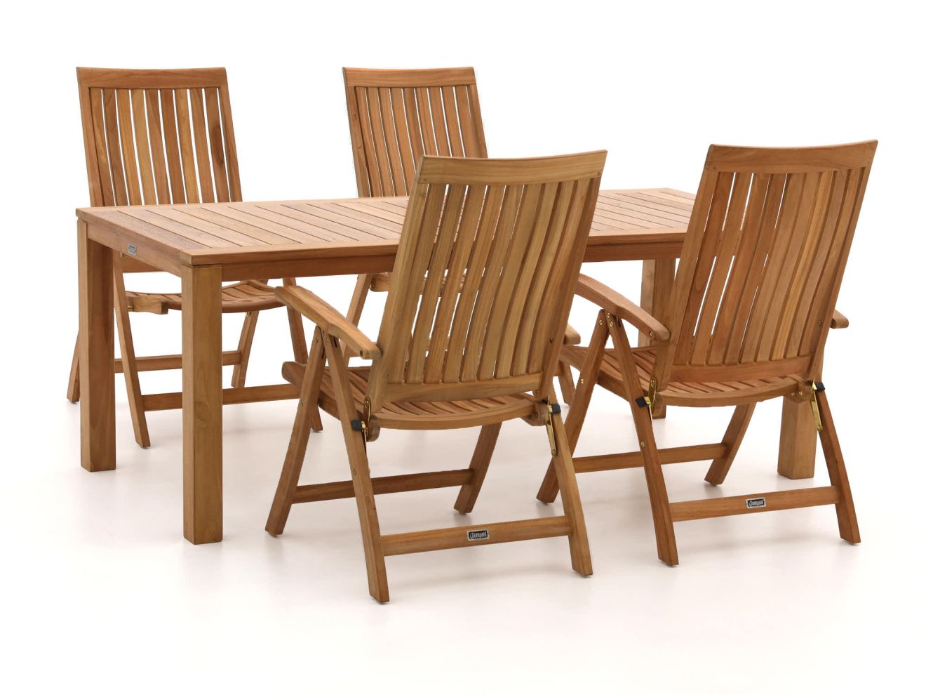 + 10 % Kassenrabatt | Sunyard Oxford 200 cm Gartenmöbel-Set 5-teilig verstellbar