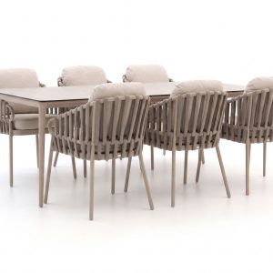 + 10 % Kassenrabatt | Tierra Outdoor Nuri/Elegante 219 cm Gartenmöbel-Set 7-teilig