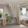 Mittelholmtreppe Intercon® Quadro | gewendelter Verlauf