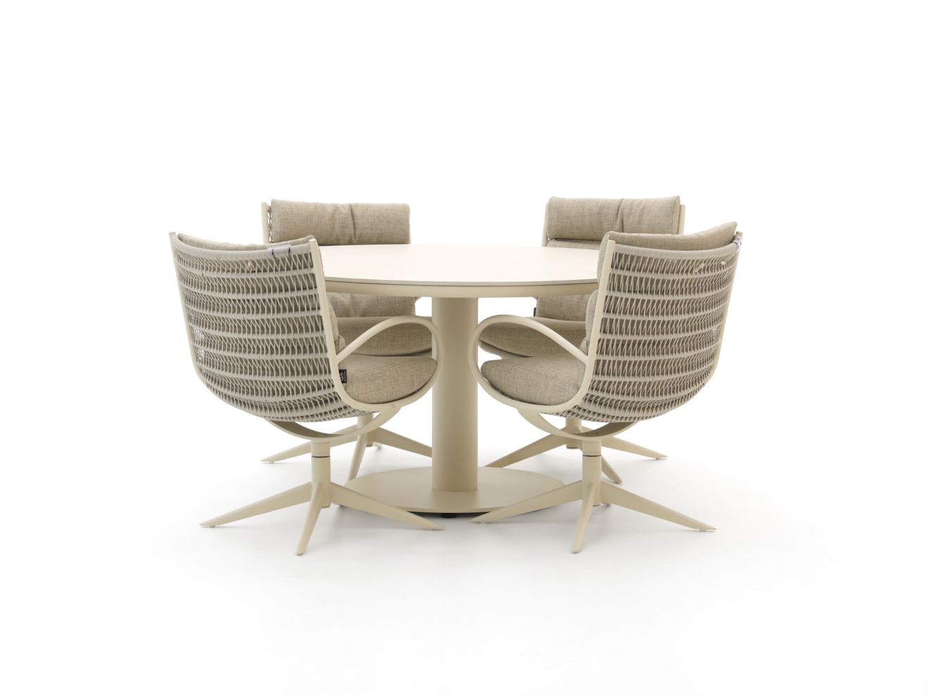 Apple Bee Camp Bay/Melville ø 140 cm Gartenmöbel-Set 5-teilig drehbar