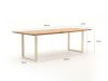 Apple Bee Condor Gartentisch 240x95x75 cm