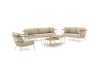 Apple Bee Condor Sessel-Sofa Lounge-Set 6-teilig 6-Sitzer