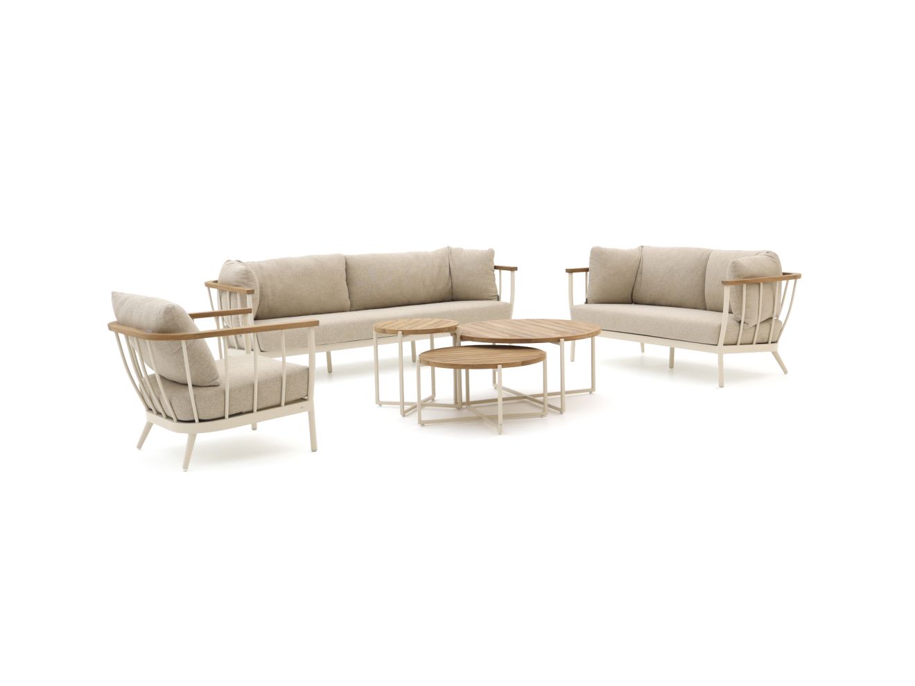 Apple Bee Condor Sessel-Sofa Lounge-Set 6-teilig 6-Sitzer