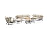 Apple Bee Condor Sessel-Sofa Lounge-Set 7-teilig 6-Sitzer