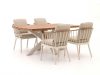Apple Bee Condor/Induno dänisch oval 180 cm Gartenmöbel-Set 5-teilig