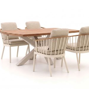 Apple Bee Condor/Induno dänisch oval 180 cm Gartenmöbel-Set 5-teilig