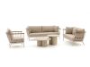 Apple Bee Condor/Tonga Sessel-Sofa Lounge-Set 5-teilig 6-Sitzer