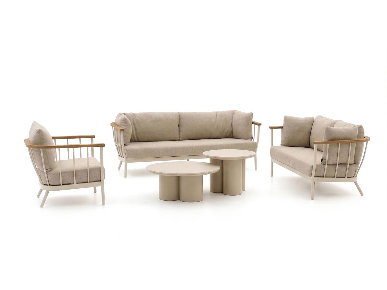 Apple Bee Condor/Tonga Sessel-Sofa Lounge-Set 5-teilig 6-Sitzer