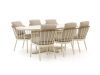 Apple Bee Condor/Zanzibar dänisch oval 220 cm Gartenmöbel-Set 7-teilig