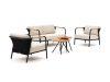 Apple Bee Elle Sessel-Sofa Lounge-Set 5-teilig