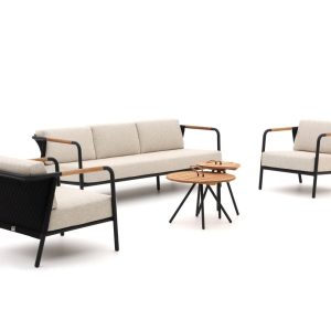 Apple Bee Elle Sessel-Sofa Lounge-Set 5-teilig