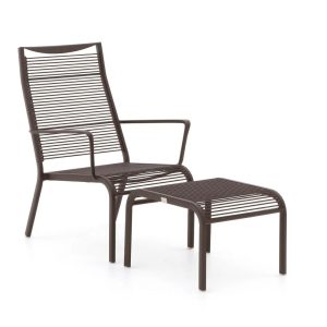 Apple Bee Hawaii Gartensessel stapelbar mit Gartenhocker