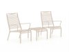Apple Bee Hawaii Lounge Balkonmöbel-Set 3-teilig stapelbar