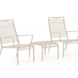 Apple Bee Hawaii Lounge Balkonmöbel-Set 3-teilig stapelbar