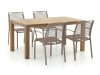 Apple Bee Hawaii/ROUGH-S 160 cm Gartenmöbel-Set 5-teilig stapelbar