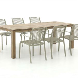 Apple Bee Hawaii/ROUGH-S 220 cm Gartenmöbel-Set 7-teilig stapelbar