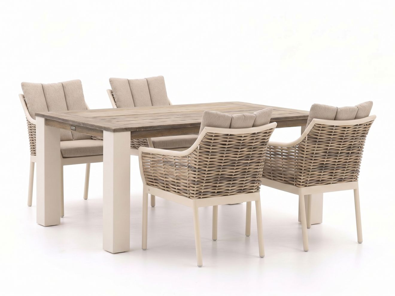Apple Bee Milou/ROUGH-X 180 cm Gartenmöbel-Set 5-teilig