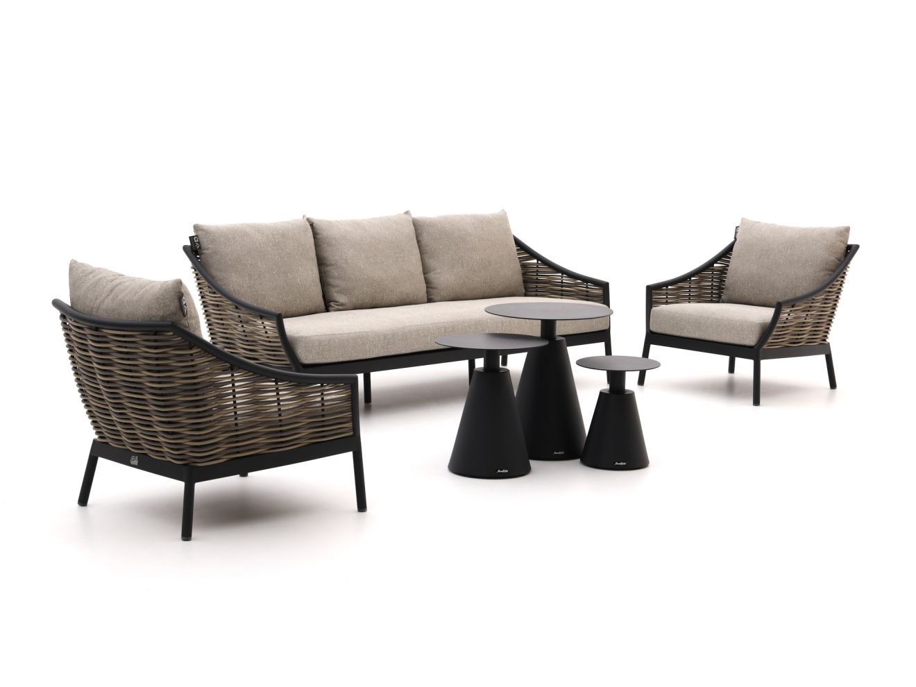 Apple Bee Milou/Tusa Sessel-Sofa Lounge-Set 5-Sitzer 6-teilig