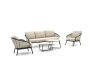 Apple Bee Pine Key Sessel-Sofa Lounge-Set 5-teilig 5-Sitzer