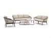 Apple Bee Pine Key Sessel-Sofa Lounge-Set 5-teilig 6-Sitzer
