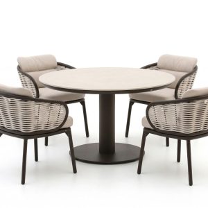 Apple Bee Pine Key/Melville ø 140 cm Gartenmöbel-Set 5-teilig