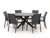 Bellagio Albinea/Fidenza ø 149 cm Gartenmöbel-Set 7-teilig stapelbar