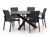 Bellagio Albinea/Lodola ø 150 cm Gartenmöbel-Set 6-teilig stapelbar