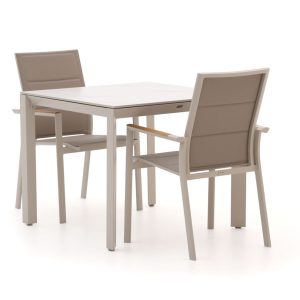 Bellagio Albinea/Sestino 90 cm Gartenmöbel-Set 3-Teilig Stapelbar