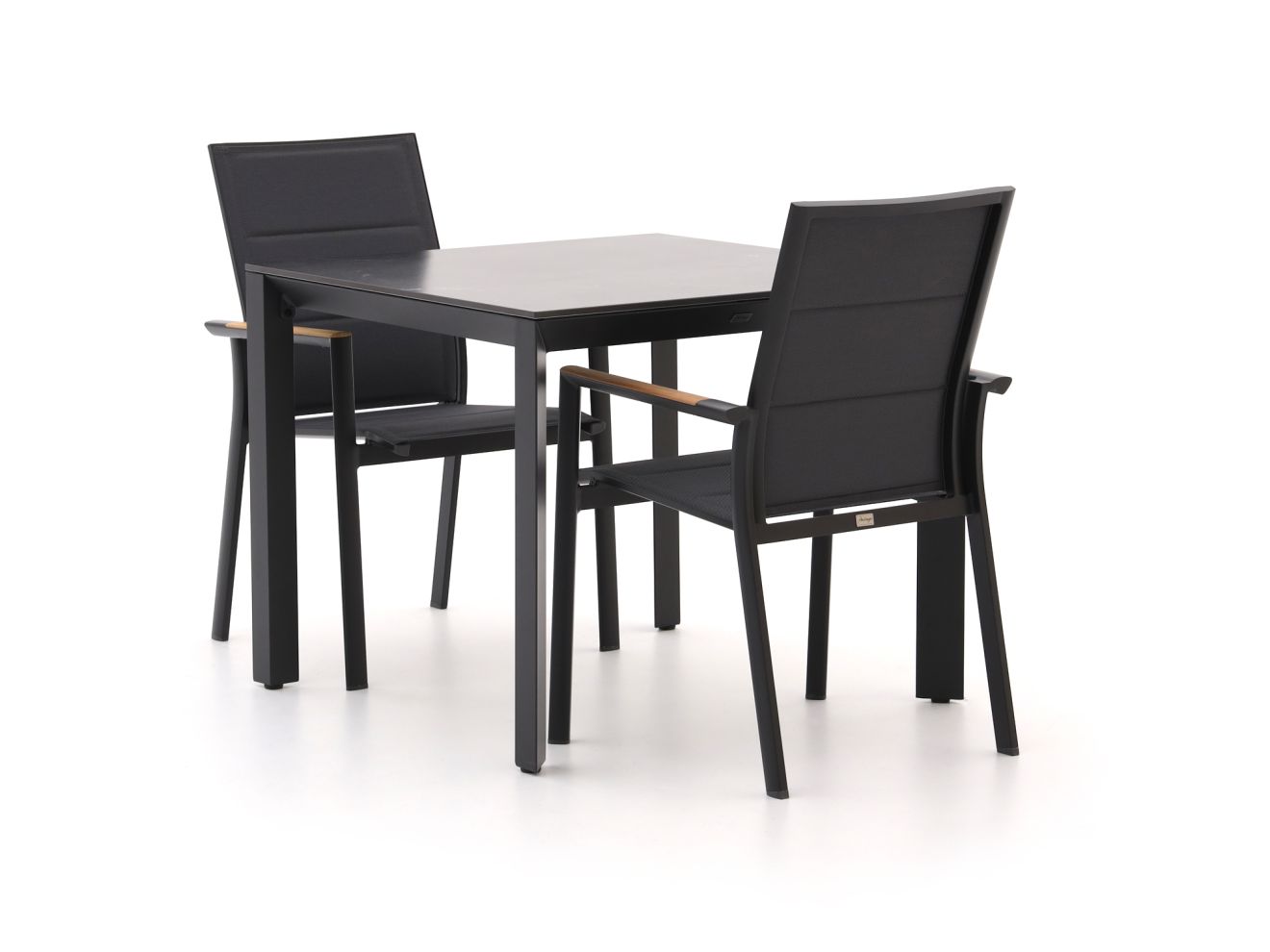 Bellagio Albinea/Sestino 90 cm Gartenmöbel-Set 3-Teilig Stapelbar