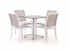 Bellagio Anzio/Canzo 80 cm Gartenmöbel-Set 5-teilig stapelbar klappbar