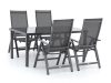 Bellagio Avenza/Caluso 160 cm Gartenmöbel-Set 5-teilig verstellbar