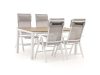 Bellagio Avenza/Fidenza 160 cm Gartenmöbel-Set 5-teilig verstellbar