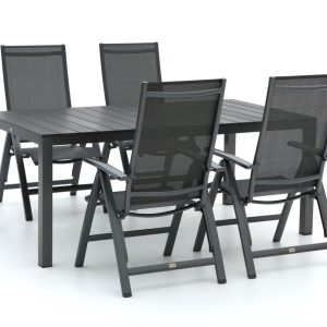 Bellagio Avenza/Fidenza 183 cm Gartenmöbel-Set 5-teilig verstellbar