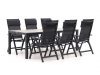 Bellagio Avenza/Fidenza 220 cm Gartenmöbel-Set 7-teilig verstellbar
