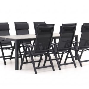 Bellagio Avenza/Fidenza 220 cm Gartenmöbel-Set 7-teilig verstellbar