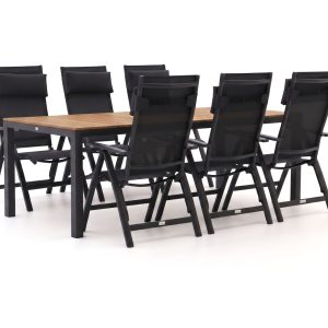 Bellagio Avenza/Fidenza 220 cm Gartenmöbel-Set 7-teilig verstellbar
