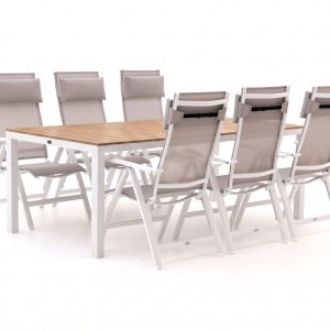 Bellagio Avenza/Fidenza 220 cm Gartenmöbel-Set 7-teilig verstellbar