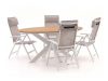 Bellagio Avenza/Fidenza oval 180 cm Gartenmöbel-Set 5-teilig verstellbar