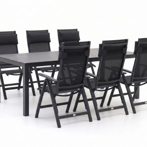 Bellagio Avenza/Menzano 220 cm Gartenmöbel-Set 7-teilig verstellbar