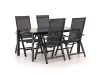 Bellagio Avenza/Sestino 160 cm Gartenmöbel-Set 5-teilig verstelbar